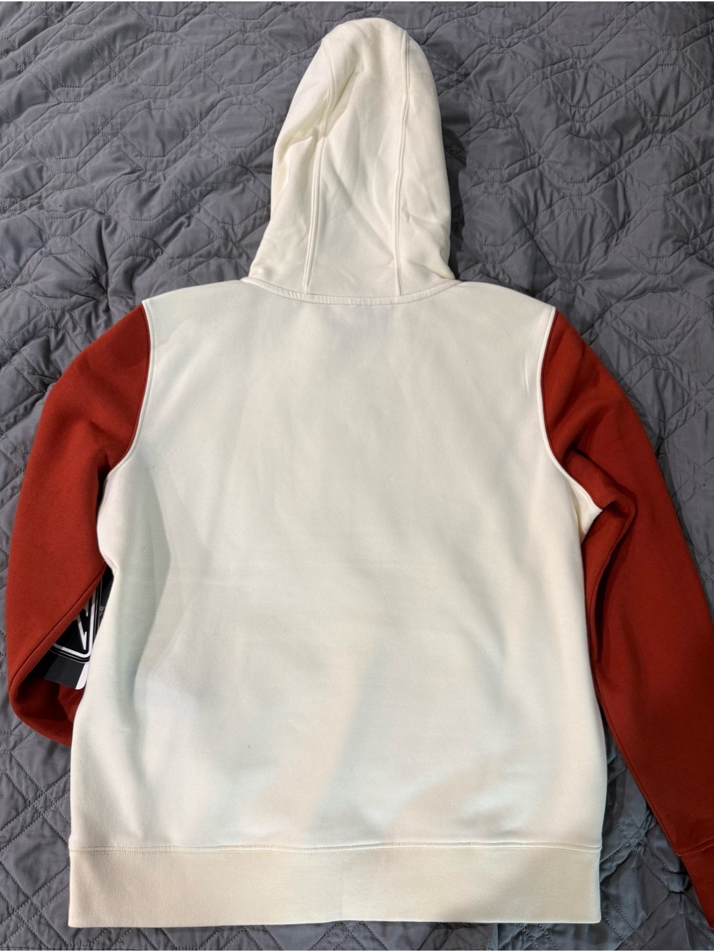 KLIM Women's Cream and Rust Pullover Hoodie size medium NWT - Picture 7 of 7